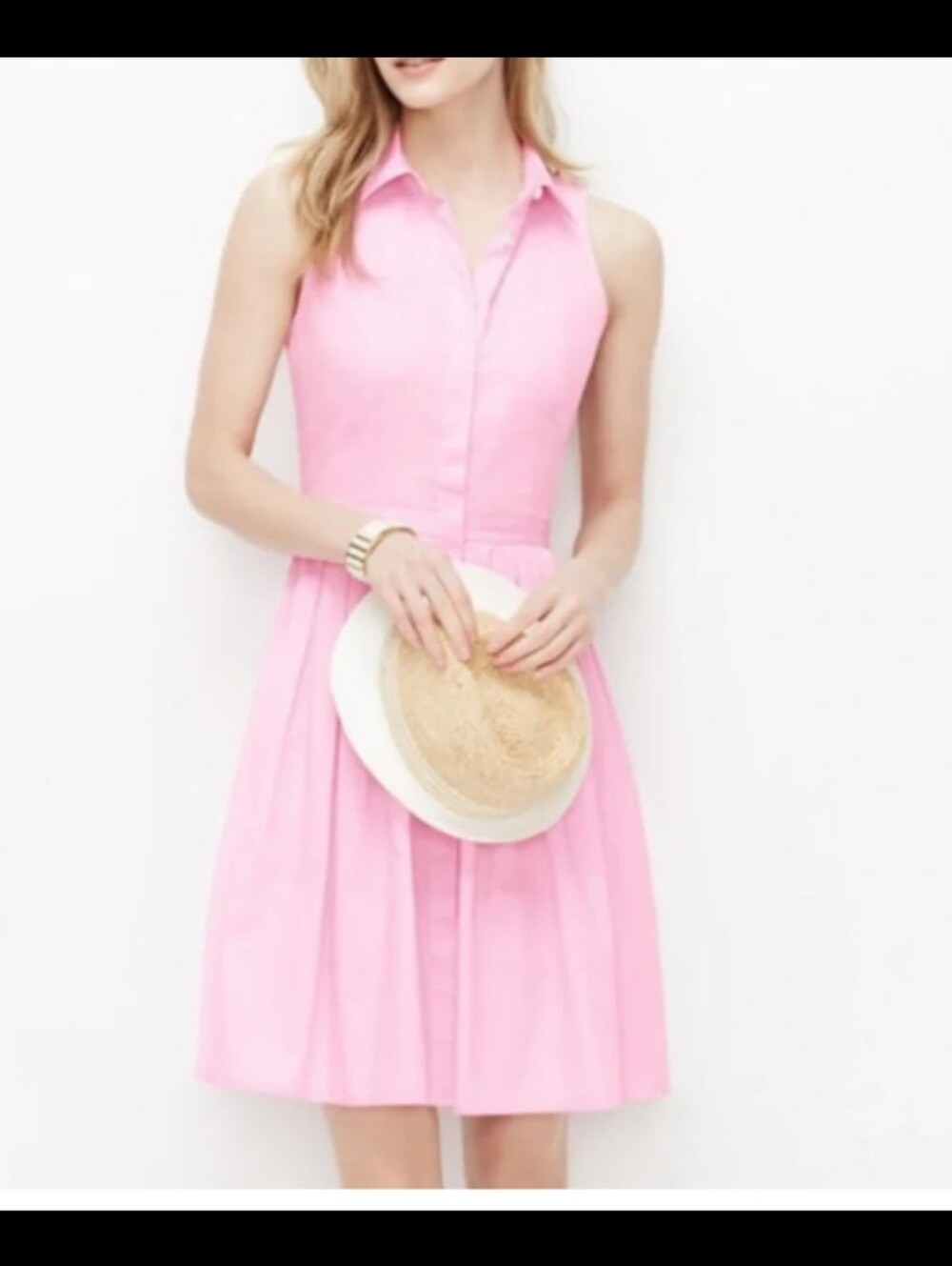 Classic Pink Shirtdress